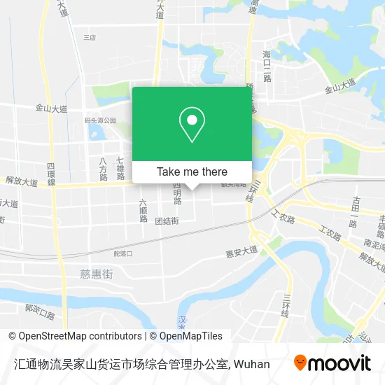 汇通物流吴家山货运市场综合管理办公室 map