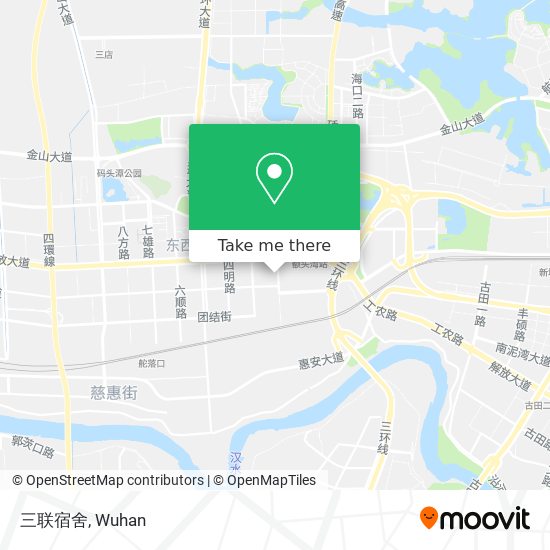 三联宿舍 map