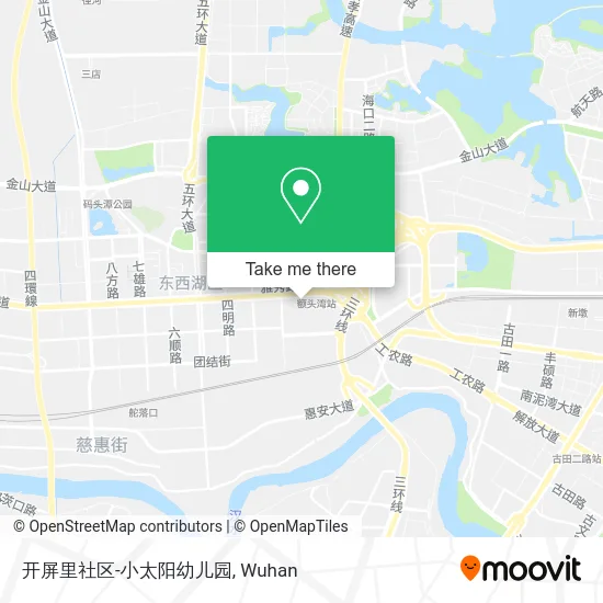 开屏里社区-小太阳幼儿园 map