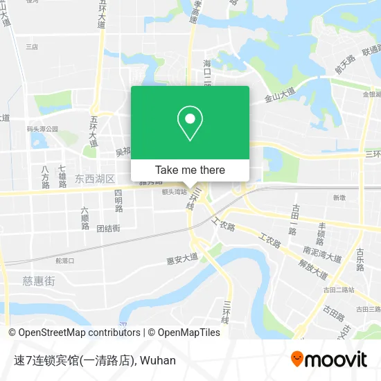 速7连锁宾馆(一清路店) map