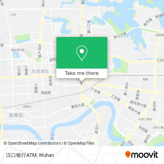 汉口银行ATM map