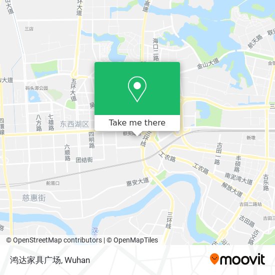 鸿达家具广场 map
