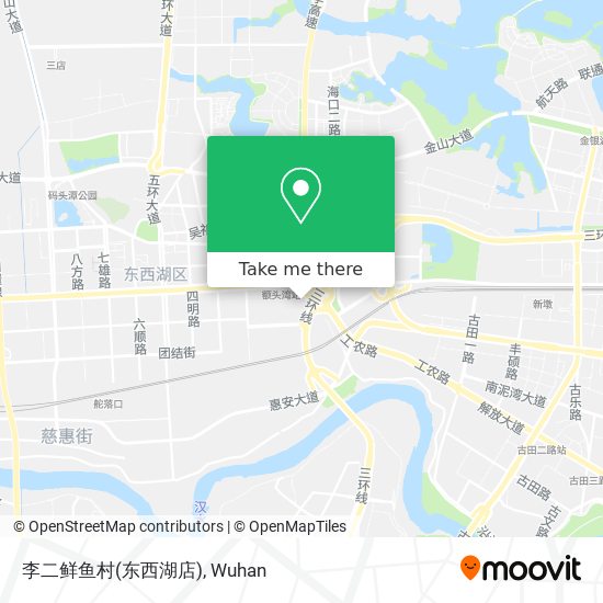 李二鲜鱼村(东西湖店) map