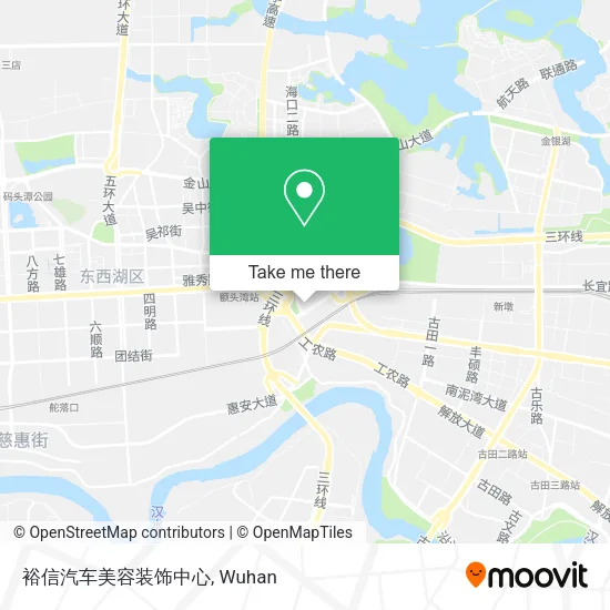 裕信汽车美容装饰中心 map