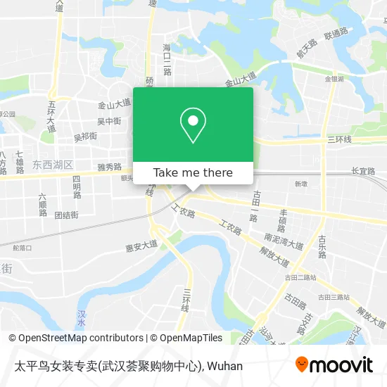 太平鸟女装专卖(武汉荟聚购物中心) map