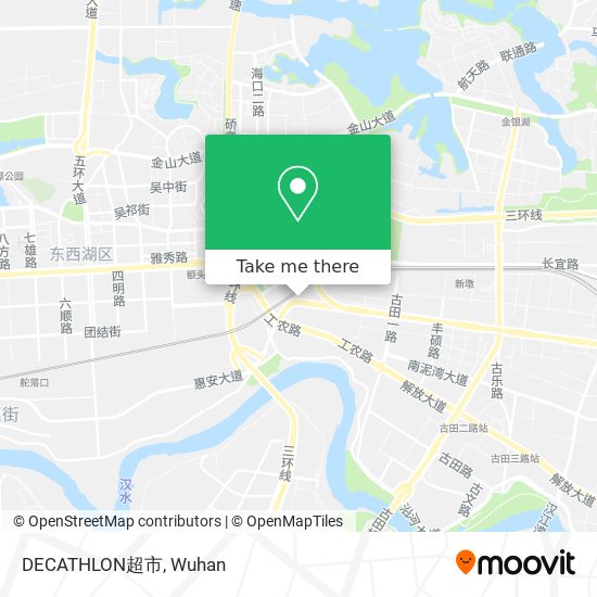 DECATHLON超市 map