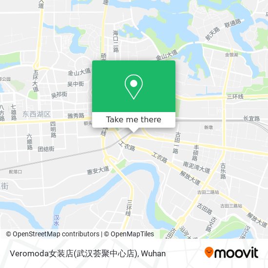 Veromoda女装店(武汉荟聚中心店) map