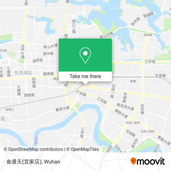 食通天(宜家店) map