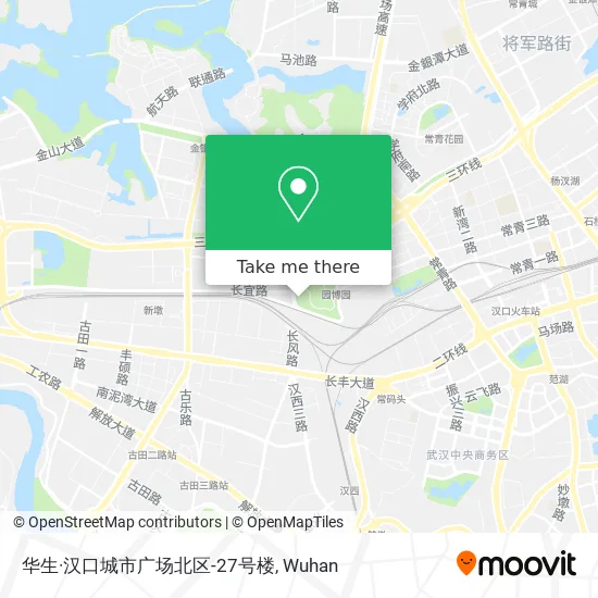 华生·汉口城市广场北区-27号楼 map