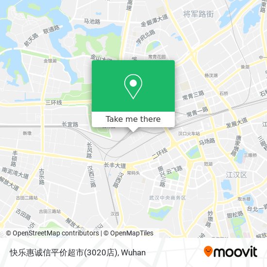 快乐惠诚信平价超市(3020店) map