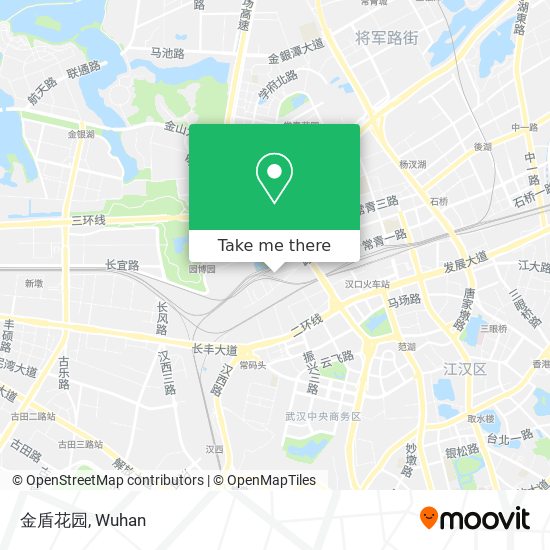 金盾花园 map