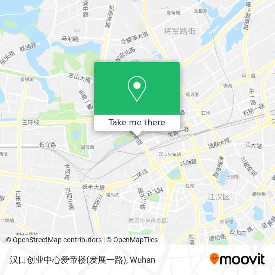 汉口创业中心爱帝楼(发展一路) map