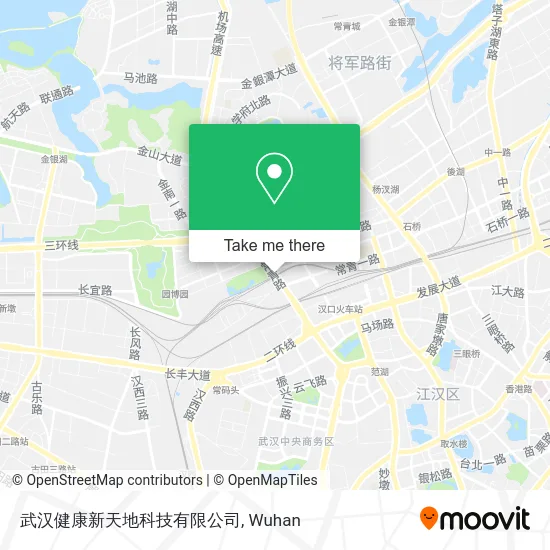 武汉健康新天地科技有限公司 map