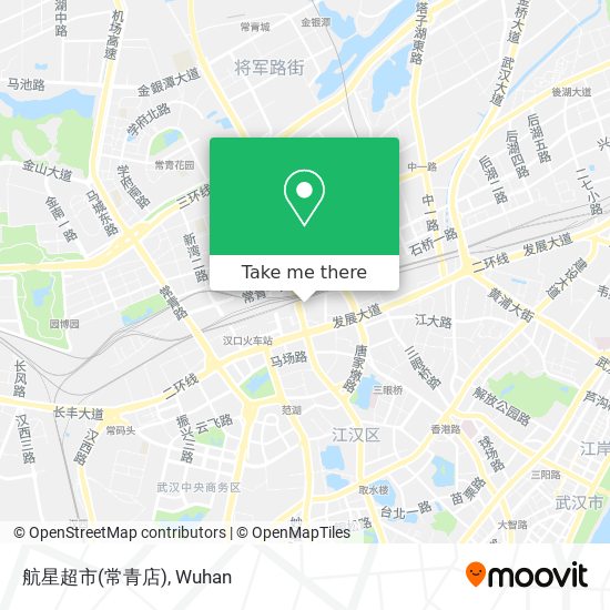 航星超市(常青店) map