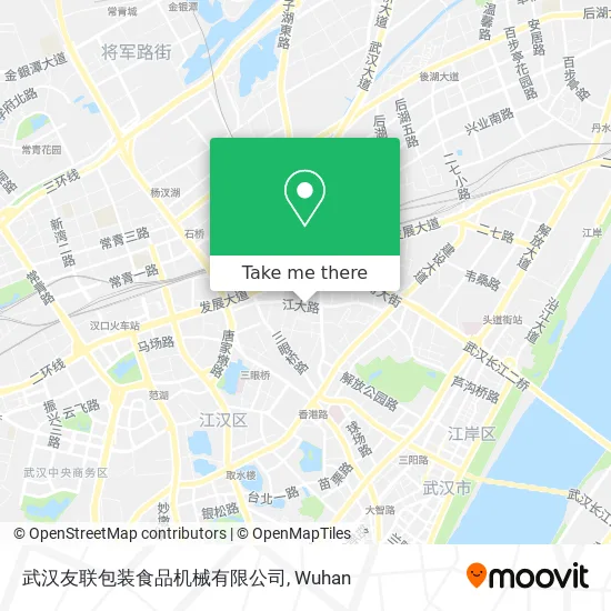 武汉友联包装食品机械有限公司 map