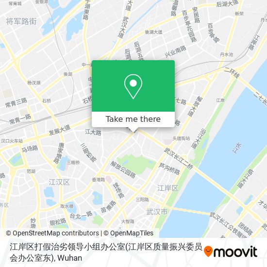 江岸区打假治劣领导小组办公室(江岸区质量振兴委员会办公室东) map