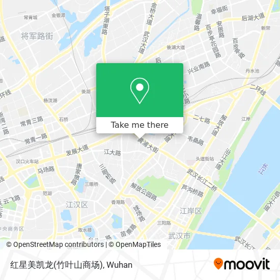红星美凯龙(竹叶山商场) map