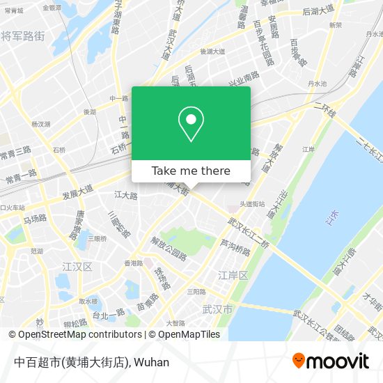 中百超市(黄埔大街店) map