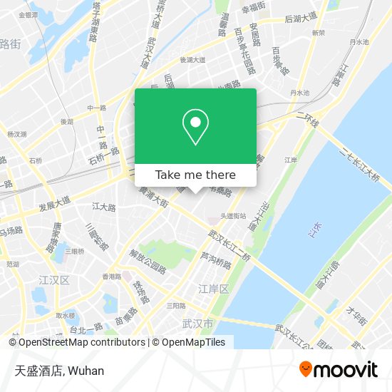 天盛酒店 map