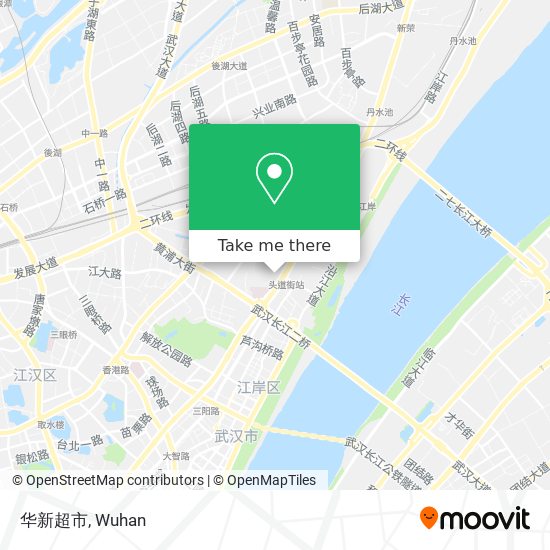 华新超市 map
