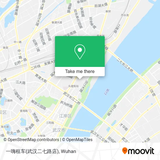 一嗨租车(武汉二七路店) map