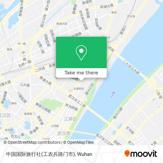 中国国际旅行社(工农兵路门市) map