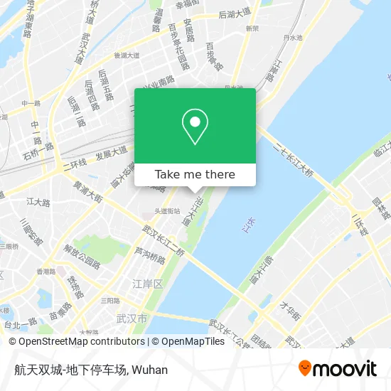 航天双城-地下停车场 map