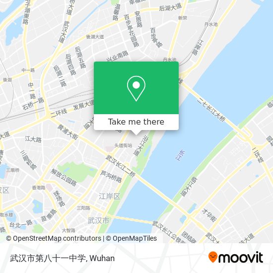 武汉市第八十一中学 map