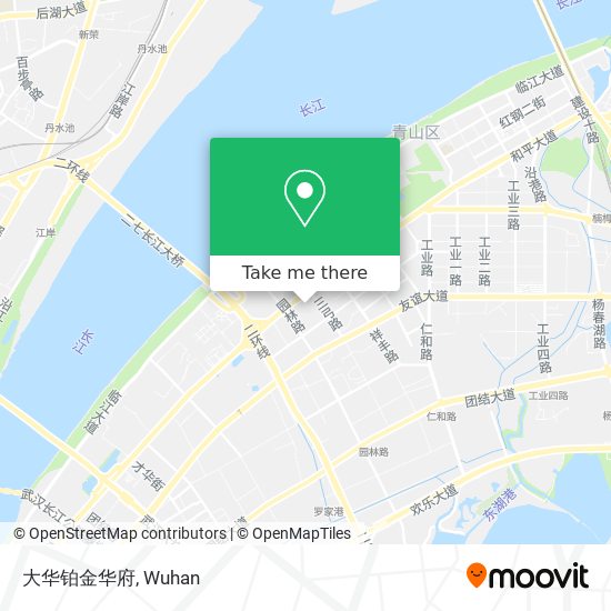 大华铂金华府 map