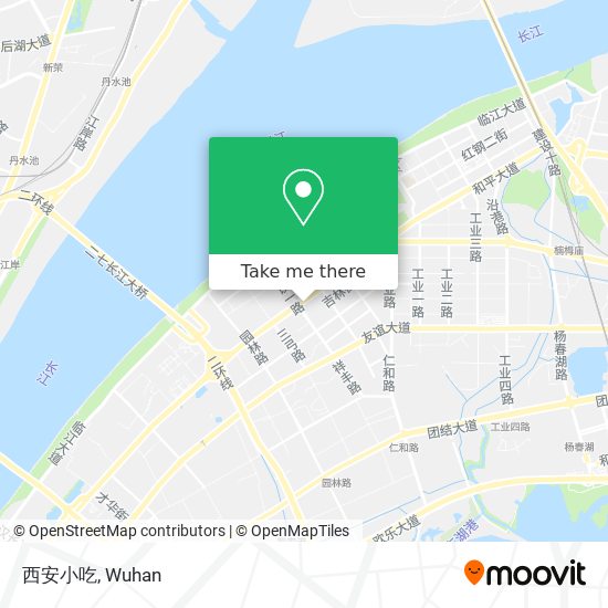 西安小吃 map