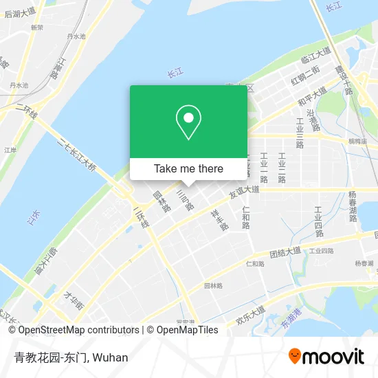青教花园-东门 map