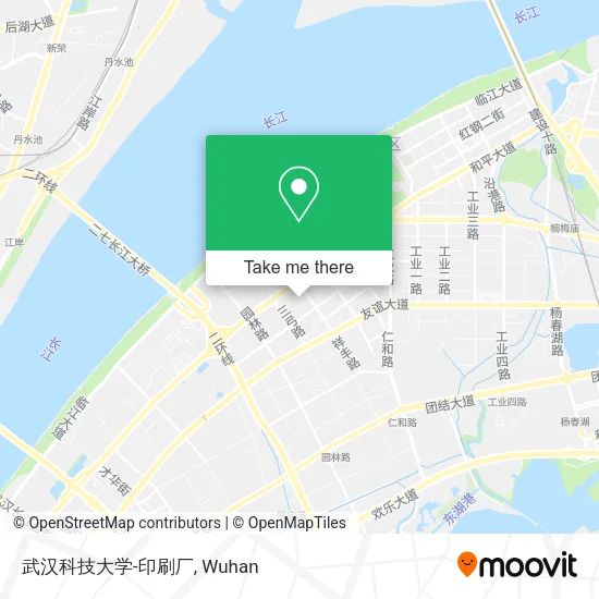 武汉科技大学-印刷厂 map