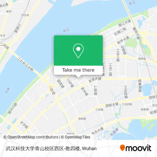 武汉科技大学青山校区西区-教四楼 map