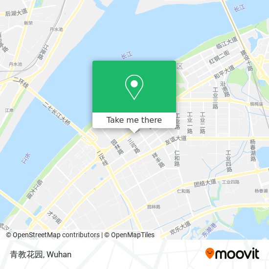青教花园 map