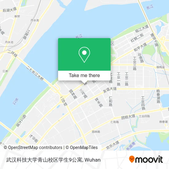 武汉科技大学青山校区学生9公寓 map