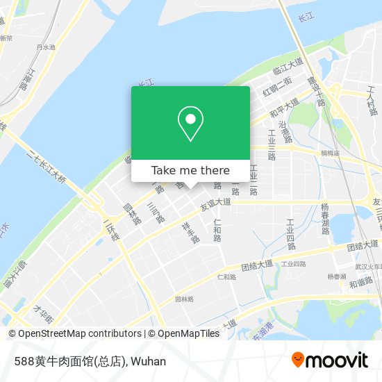 588黄牛肉面馆(总店) map