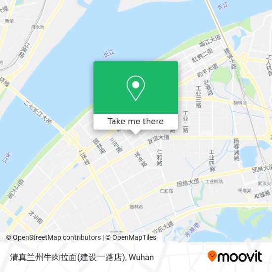 清真兰州牛肉拉面(建设一路店) map