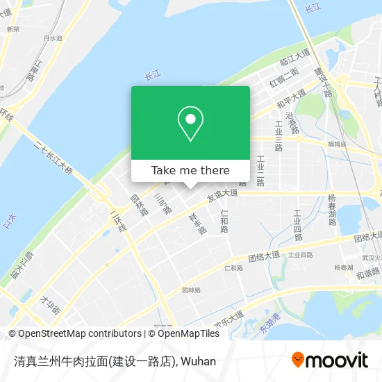 清真兰州牛肉拉面(建设一路店) map