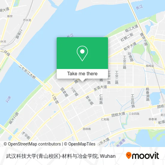 武汉科技大学(青山校区)-材料与冶金学院 map