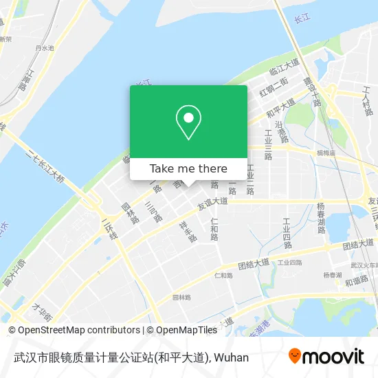 武汉市眼镜质量计量公证站(和平大道) map