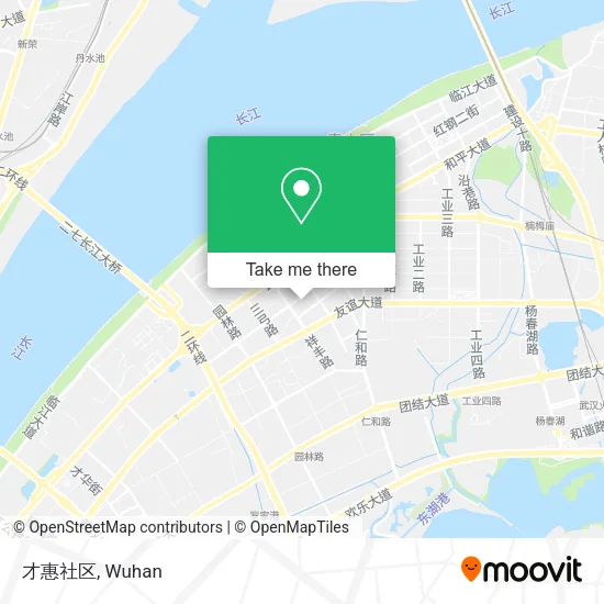 才惠社区 map