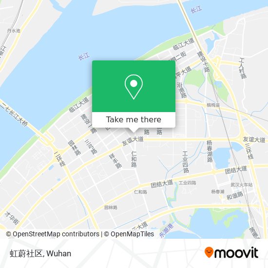 虹蔚社区 map