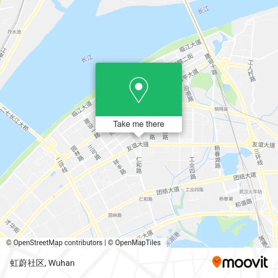 虹蔚社区 map