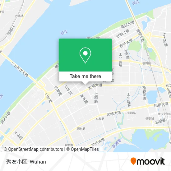 聚友小区 map