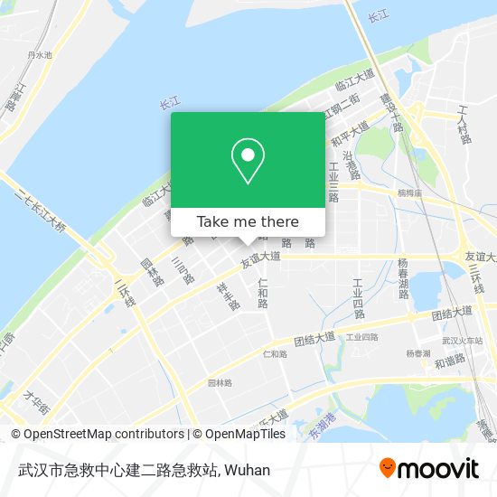 武汉市急救中心建二路急救站 map