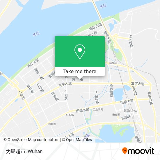 为民超市 map