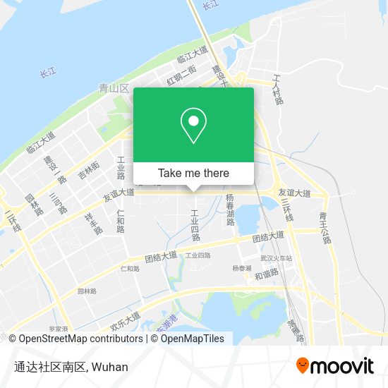 通达社区南区 map