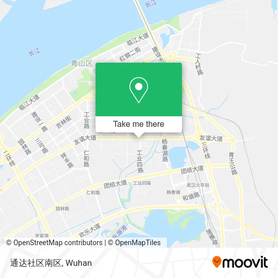 通达社区南区 map