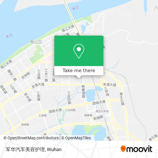 军华汽车美容护理 map