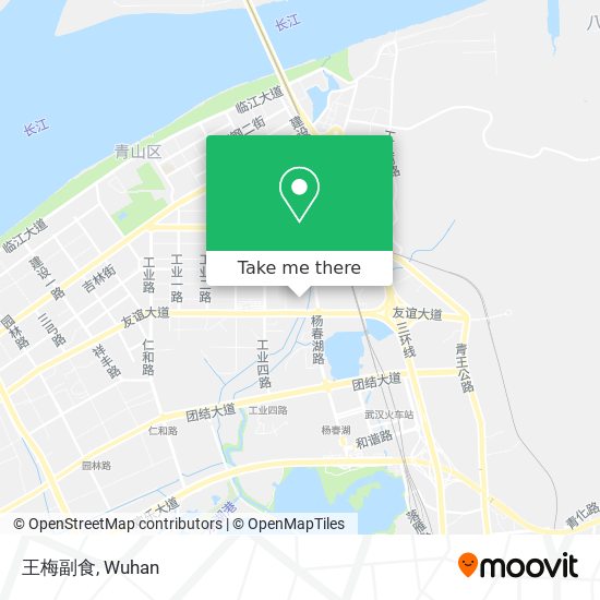王梅副食 map